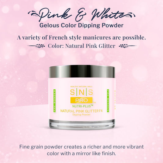 SNS Nail Dip Powder, Gelous Color Dipping Powder -Dark Pink (Natural/Nudes, Pink, Sheer), PWDP16 - Long-Lasting Acrylic Nail Color & Polish Lasts 14 Days - Odor-Free & No UV Lamp - 16 Oz